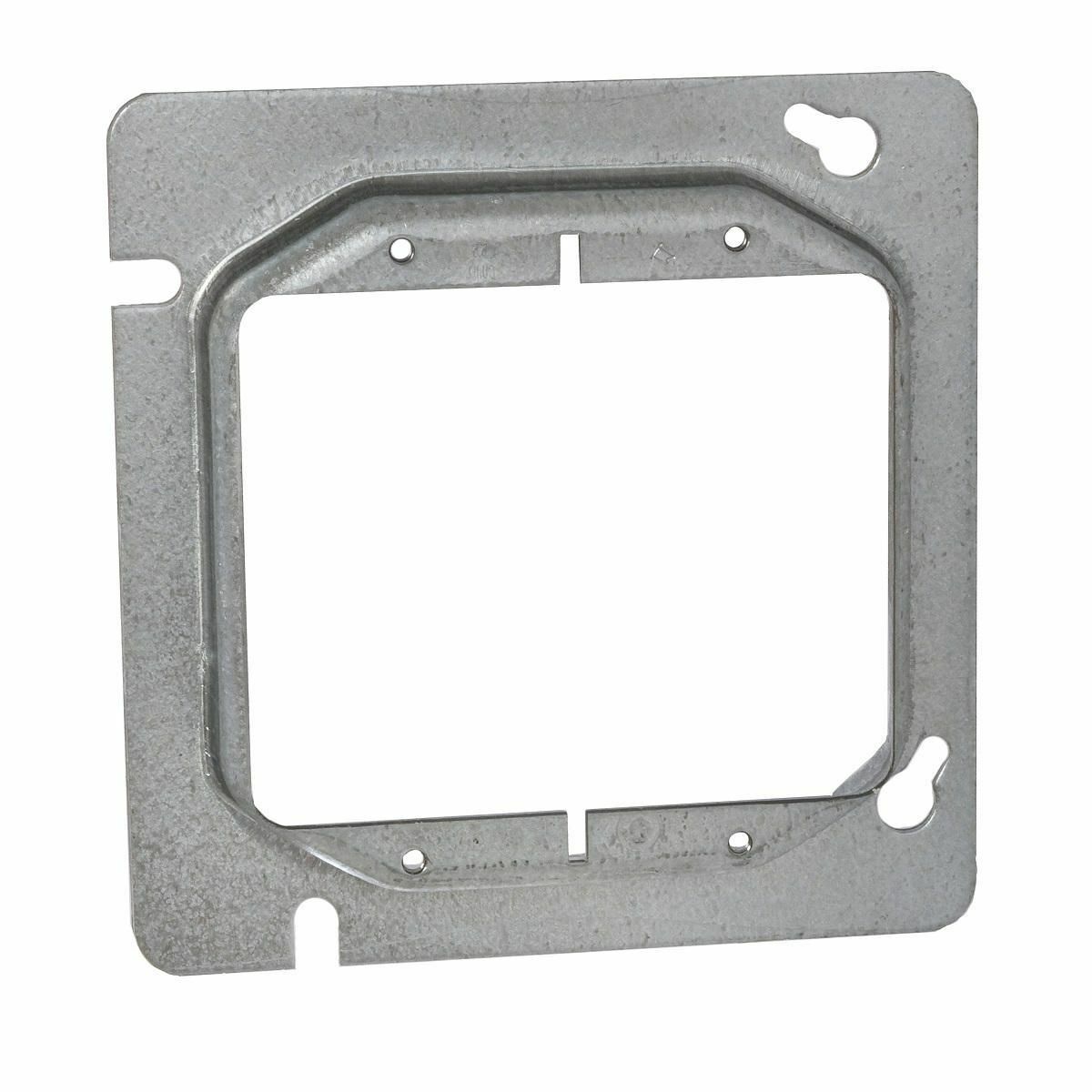 4-11/16 In. Square Two Device and Tile Covers, Raised 1/2 In.