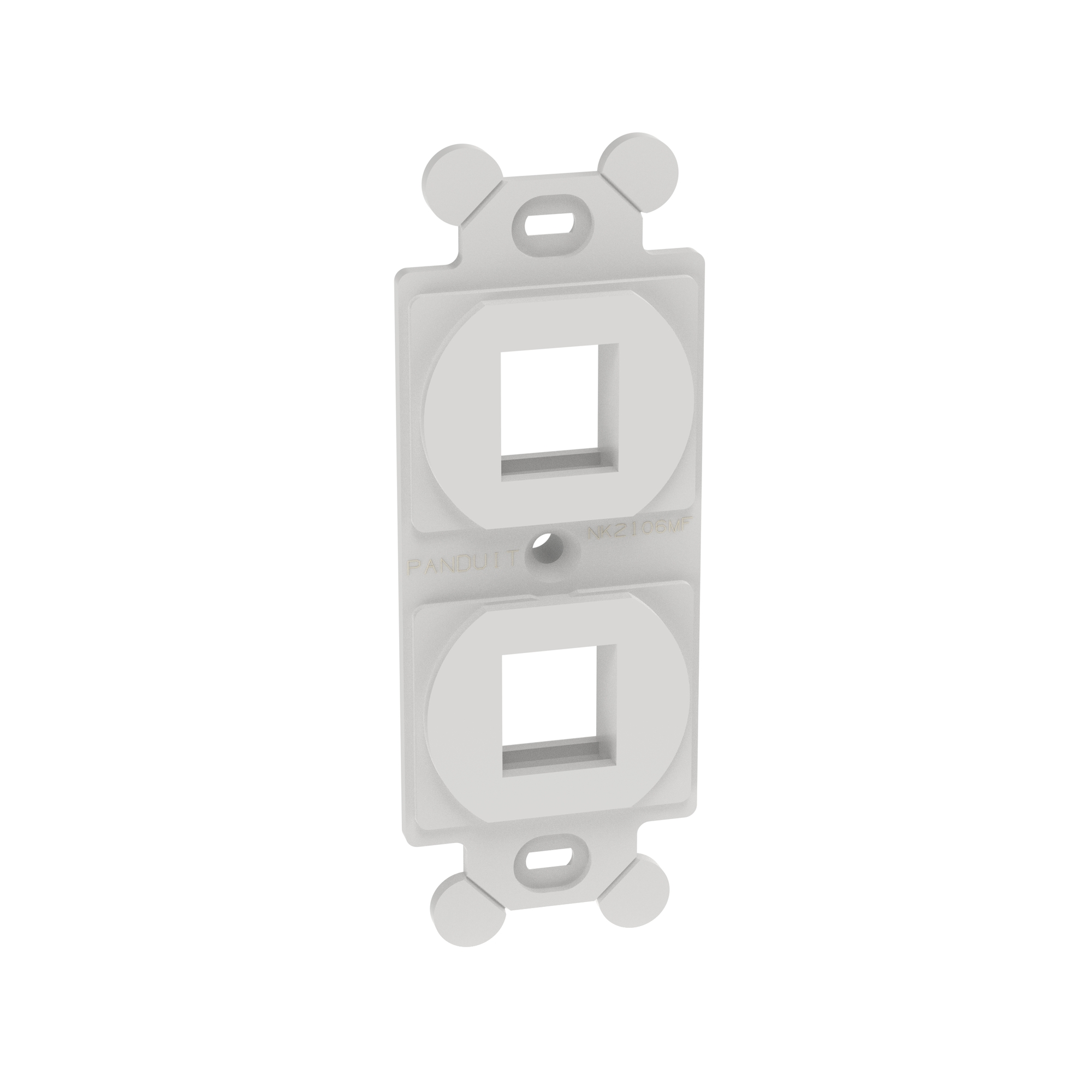 NetKey Adapter, 2-Port, White, 106 NEMA