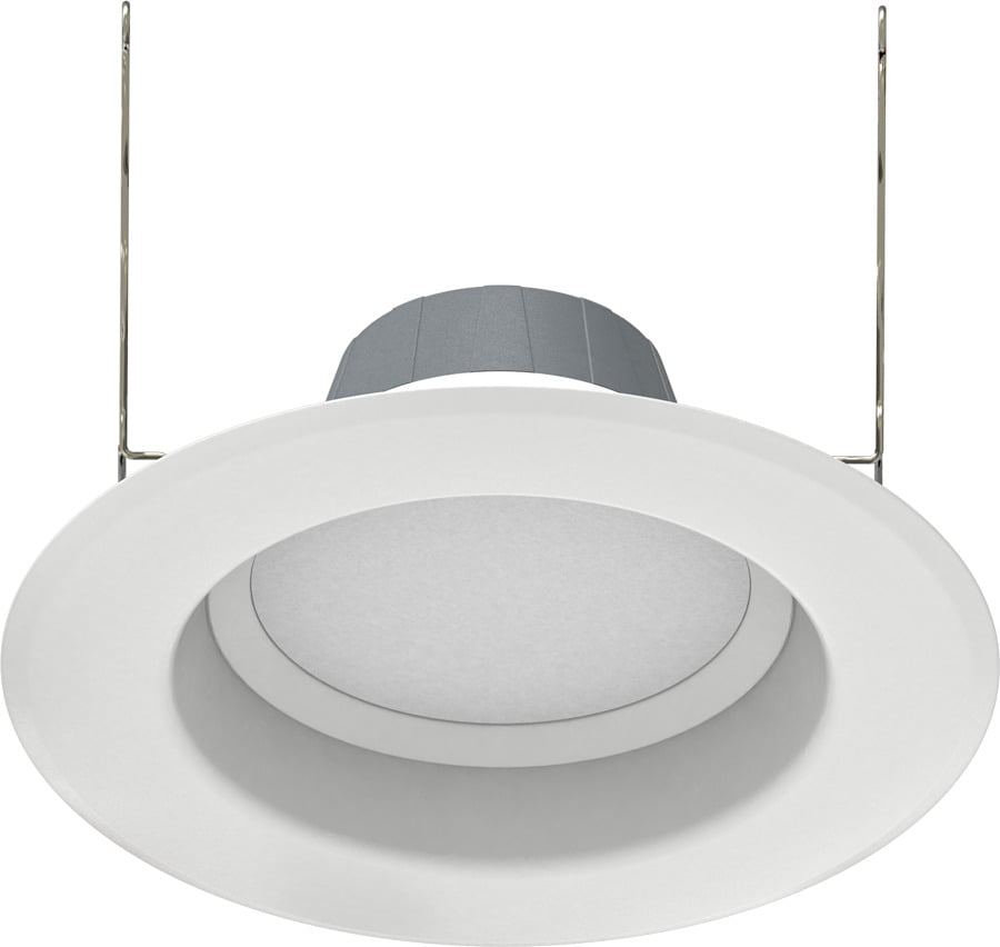 Down LightRes 6 Inch Round 8W,725Lm, Base E26 92CRI Selcct 120V Smooth