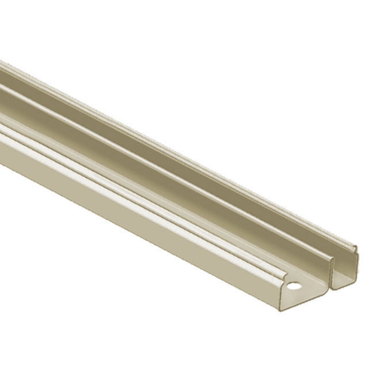 Metal Raceway, Base, HBL2400 Series, 10', Ivory