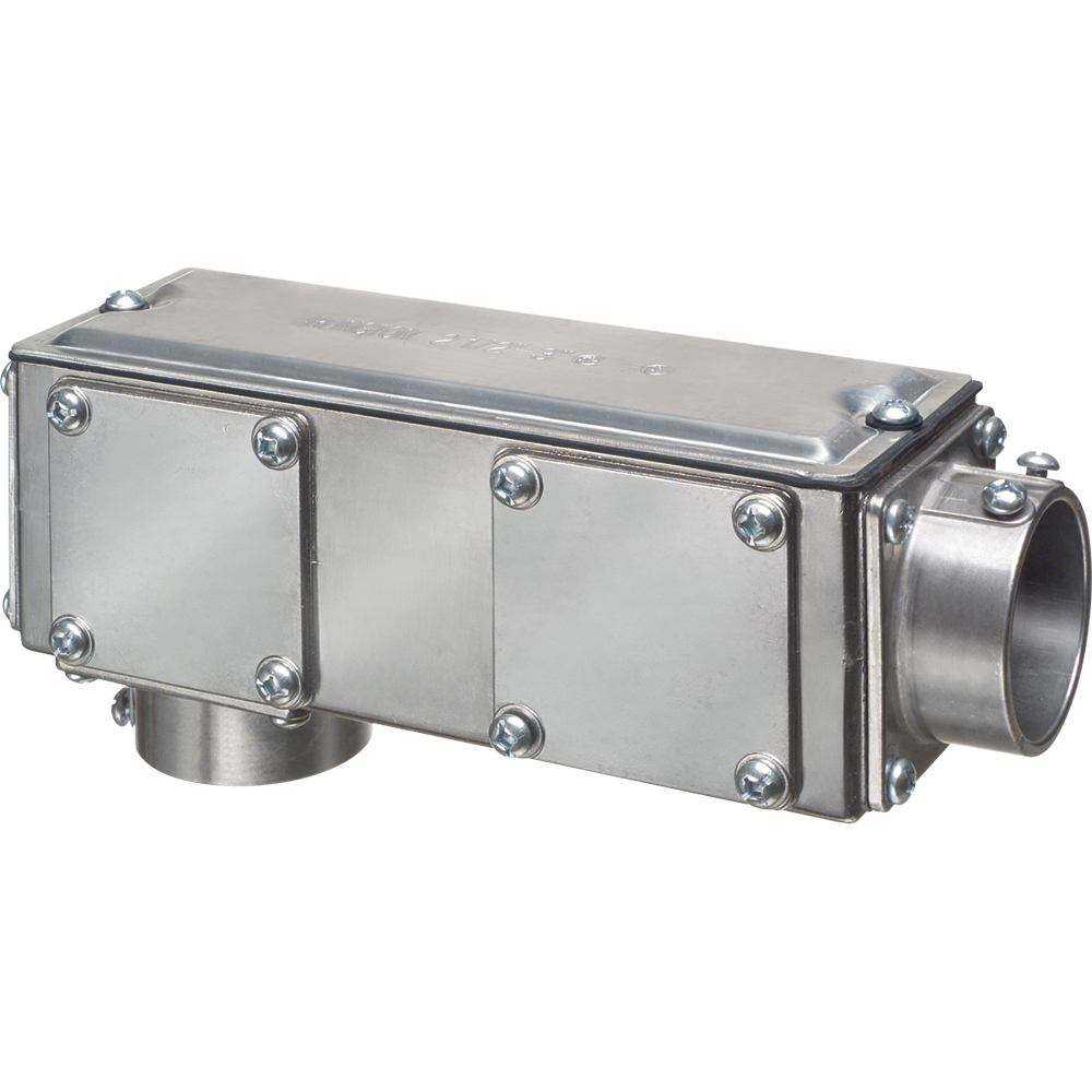 3" copper free aluminum die cast, set-screw ANYBODY for EMT or RIGID. Ships as an LB but converts to a T, LL, LR or C. Five conduit bodies in one.