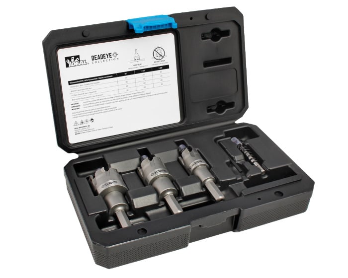 36-811 Deadeye Carbide-Tipped Hole Cutter, 4 piece kit