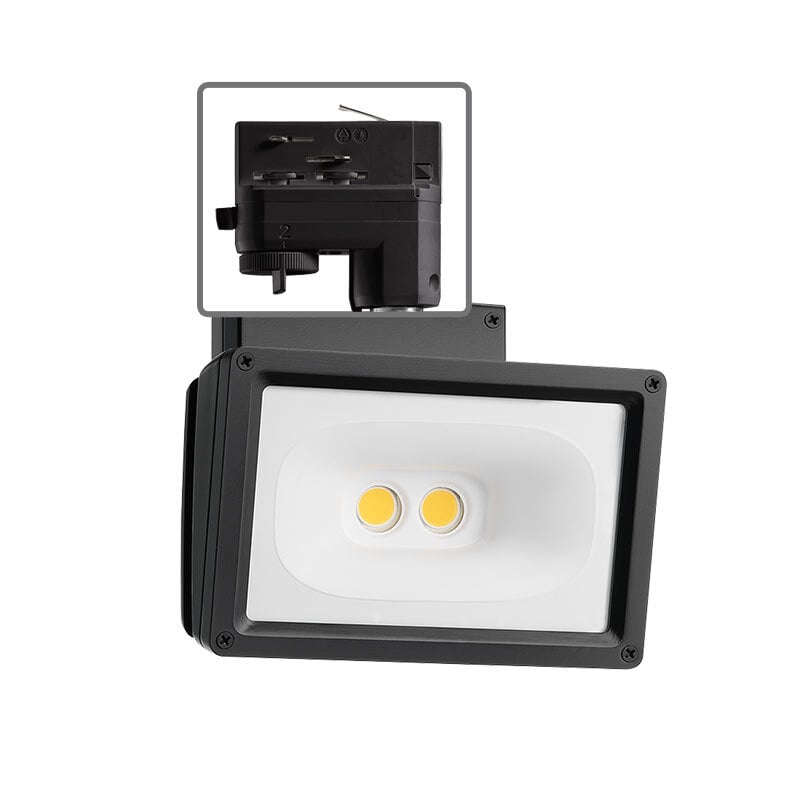 T258LG2 Wall Wash/Flood 20W, 3000K, 80 CRI minimum, Black Finish