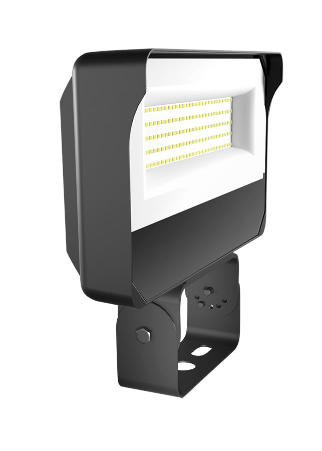 X34 Flood, 87W,10000Lm, 5000k, 80CRI Trunnion, 120-277V, Dimmable, Bronze