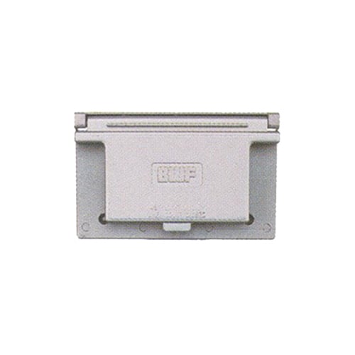 BWF FG-1DCAV 1-Gang Weatherproof Raised Cover, Material: Metal, Rectangle Shape, Number Of Outlet: GFCI Devices, Bronze Color, Construction: Die Cast, Mounting: Horizontal, NEMA Rating: NEMA 3R, Standard: UL Listed, CSA Certified, NEC Article 410-57(B), For Use With Horizontal GFCI Devices
