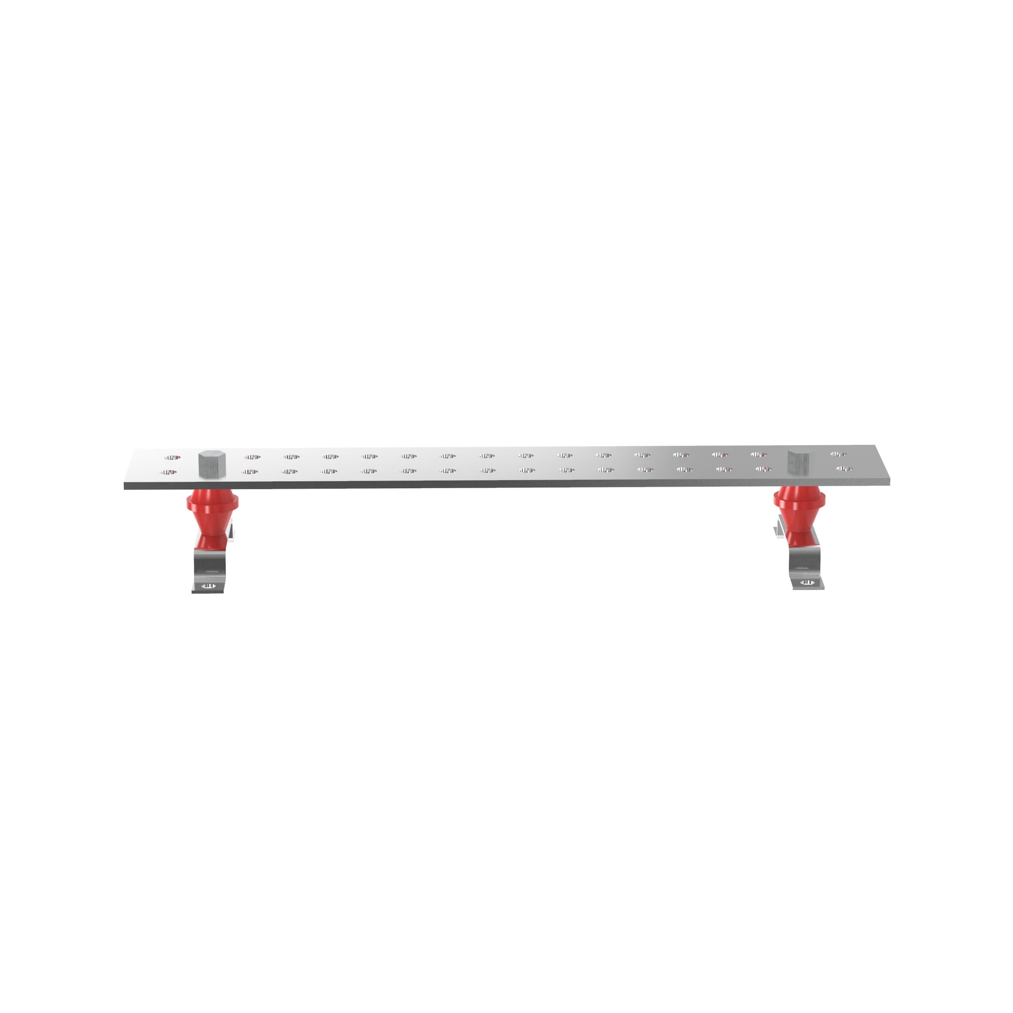 StructuredGround GB4N0016TPI-1 Grd Busbar, 16, Copper, Tin-Plated, 0.53" Stud