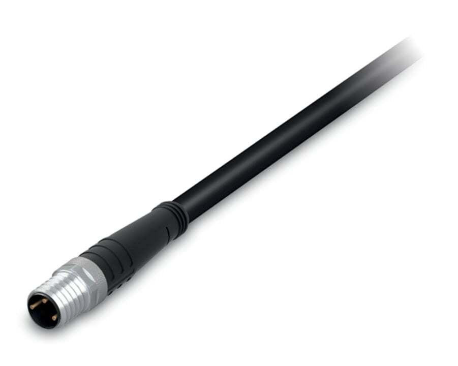 Sensor/Actuator cable; M8 plug; straight; 3-pole; Length: 10 m