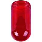 VSL Temperd Glass Globe, Ruby - for Incandescent 150W Max