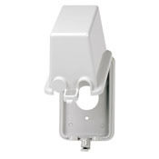 1-Gang Raintight While in Use Standard Cover, Extra Deep, for 1.406-Inch Hole Device Single Receptacles, Vertical Mount, Gray Base, Clear Cover