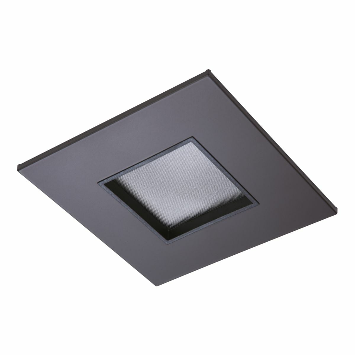 2" square lens pinhole ML4 trim, german bronze flange, black lens frame