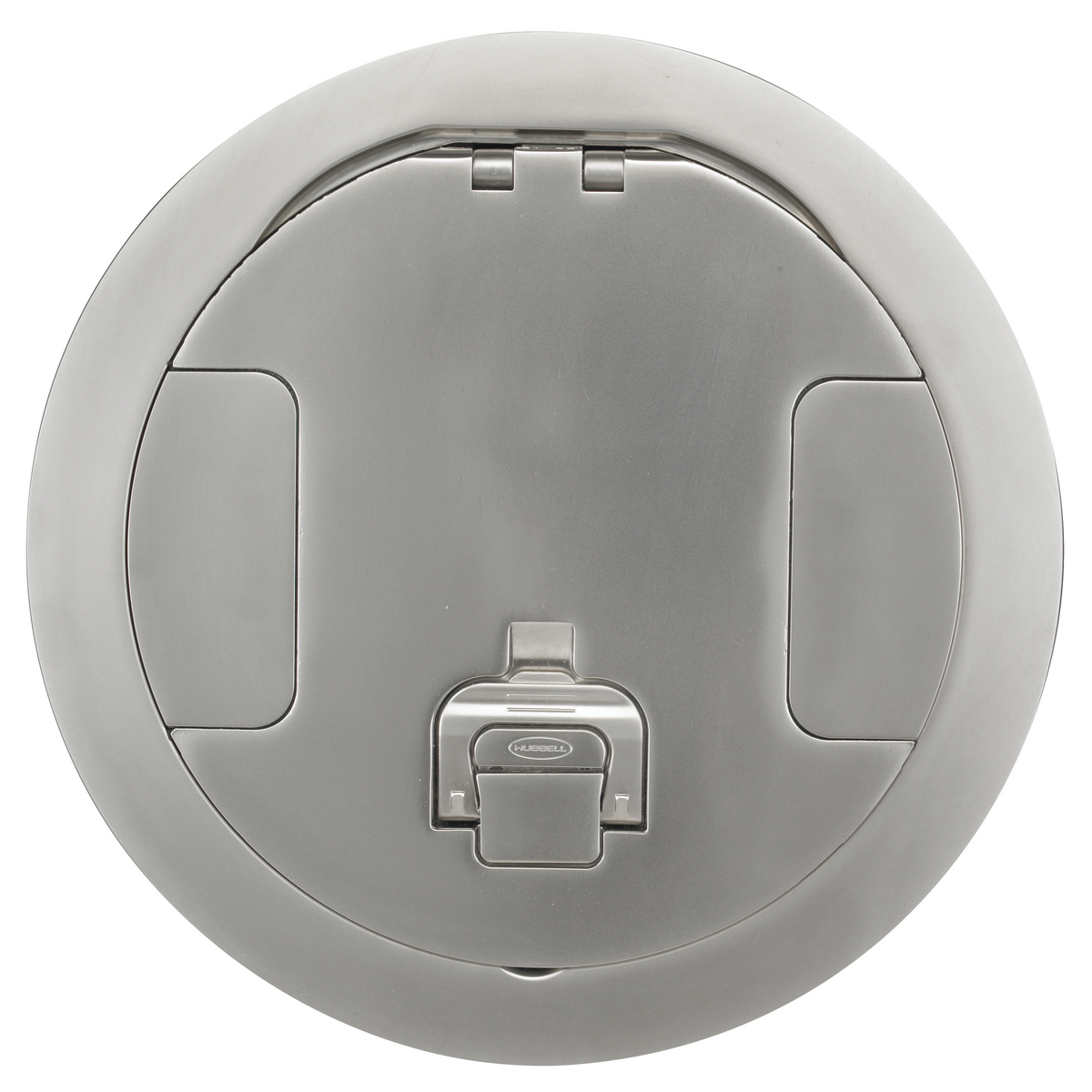 Concrete Floorboxes, Recessed, CFB4G, CFB6G & CFB10G Series, Round Cover Assembly, Nickel Plated Finish
