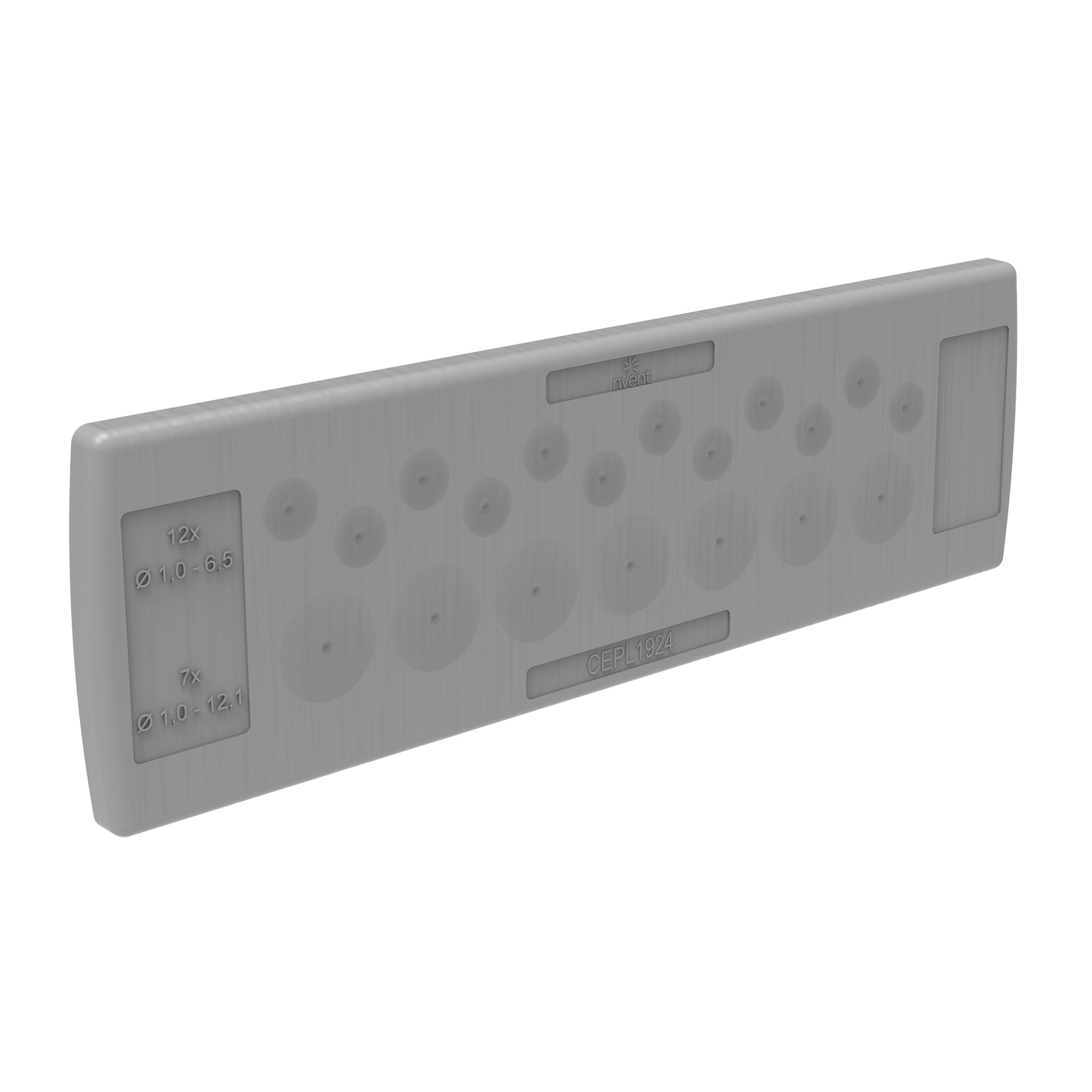 CEPL1424 Rectangular Cable Entry System, Plastic, Untreated