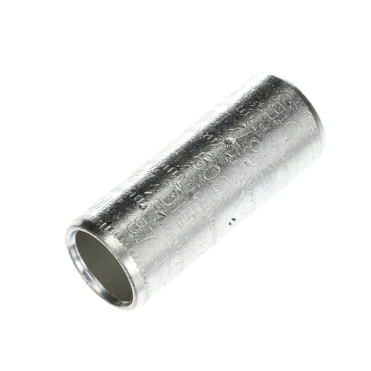 Copper Two-Way Splice Connector, Standard Barrel, Wire Size 500 kcmil, Tin Plated, Die Code 87, Die Color Code Brown