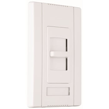 Titan Series LED 4-Wire Single-Pole Dimmer, White CD4FBLW