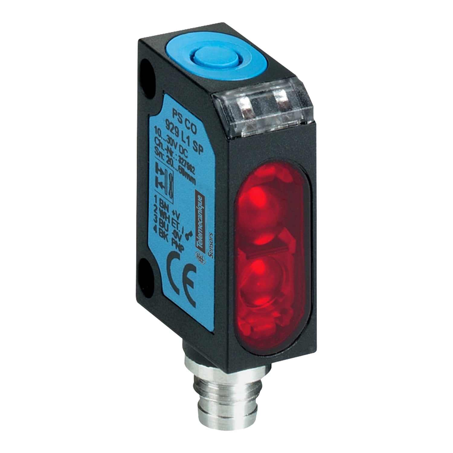 Photoelectric sensors XU, XUY 929, polarised, laser, Sn 1 m, 12...24 VDC, M8