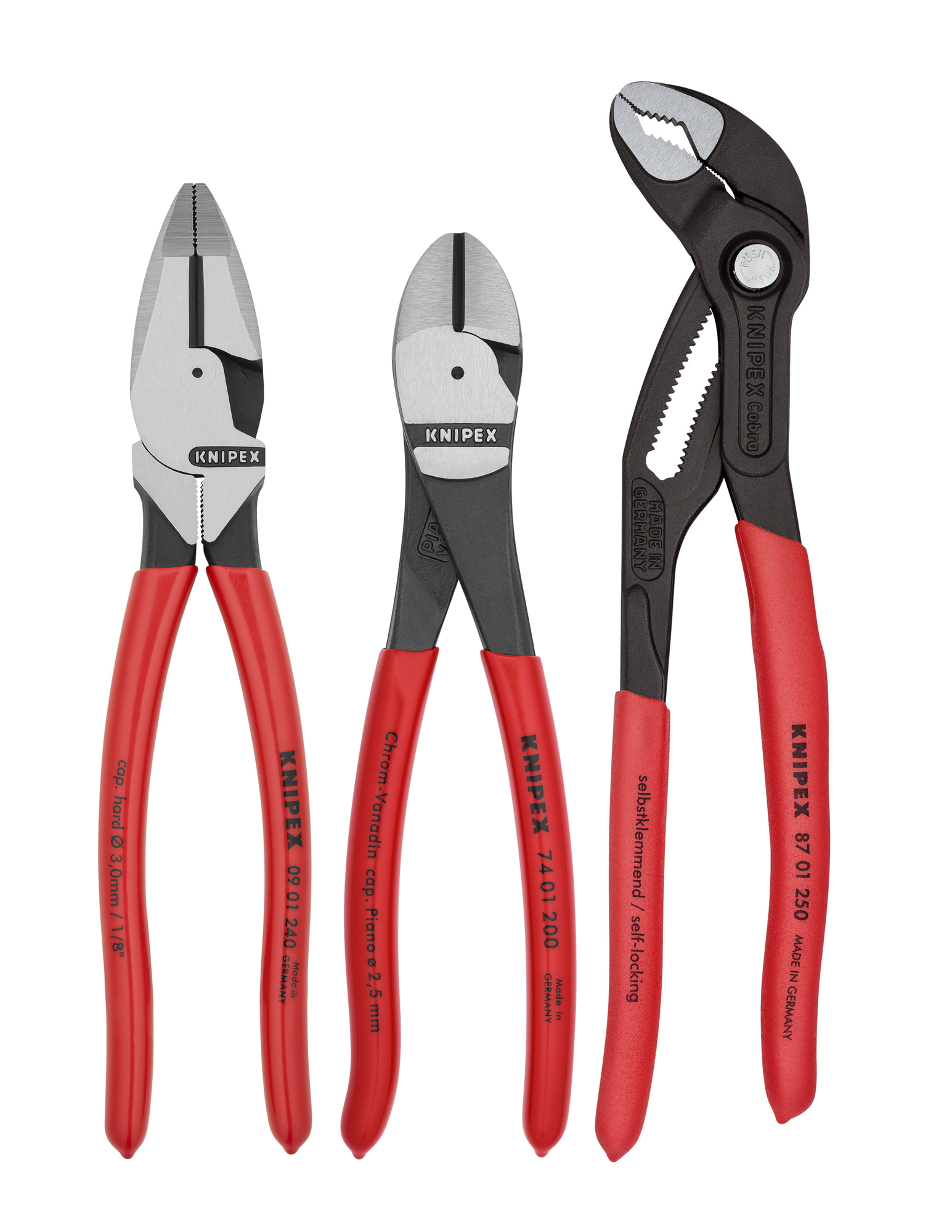 3 Pc Pro Pliers Set