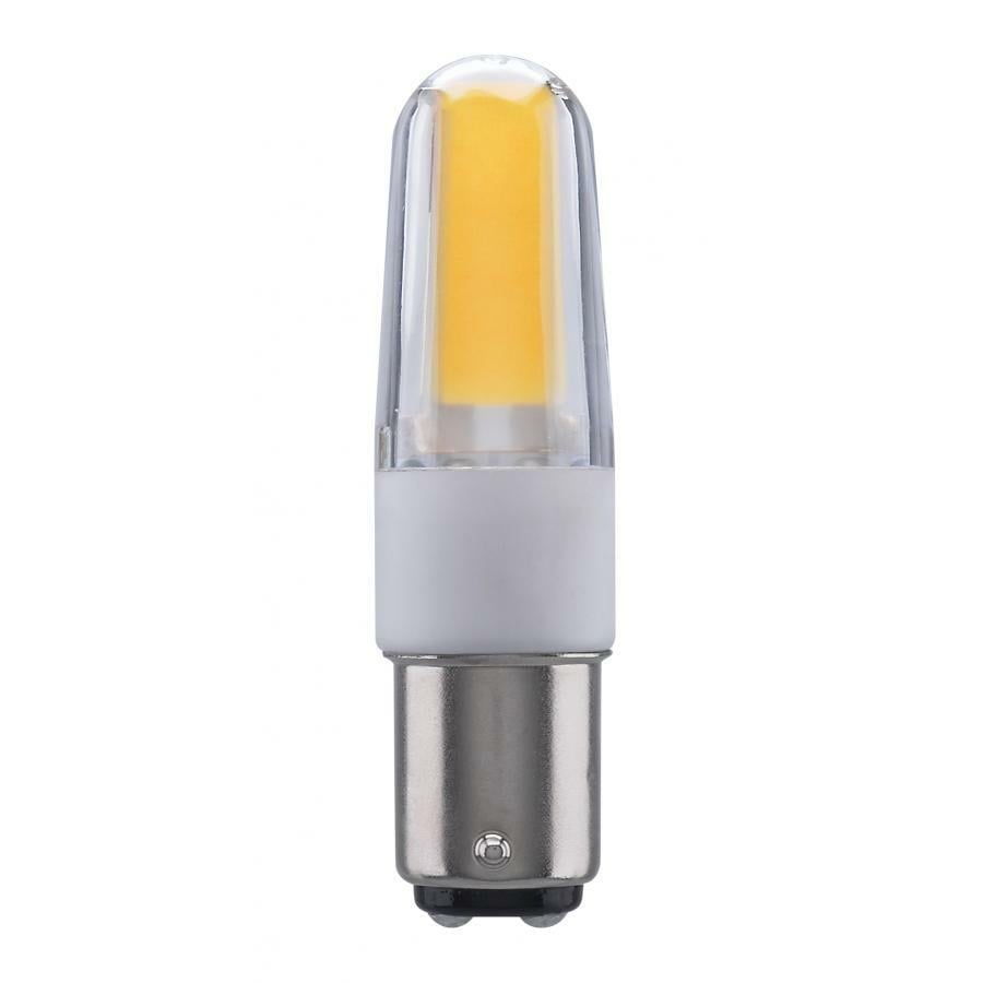 4 Watt LED 5000K Clear Double Contact Bayonet Base 120-130 Volts