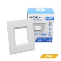 DLQ4 Series 4 in. Square LED Downlight Retrofit Kit in 4000K