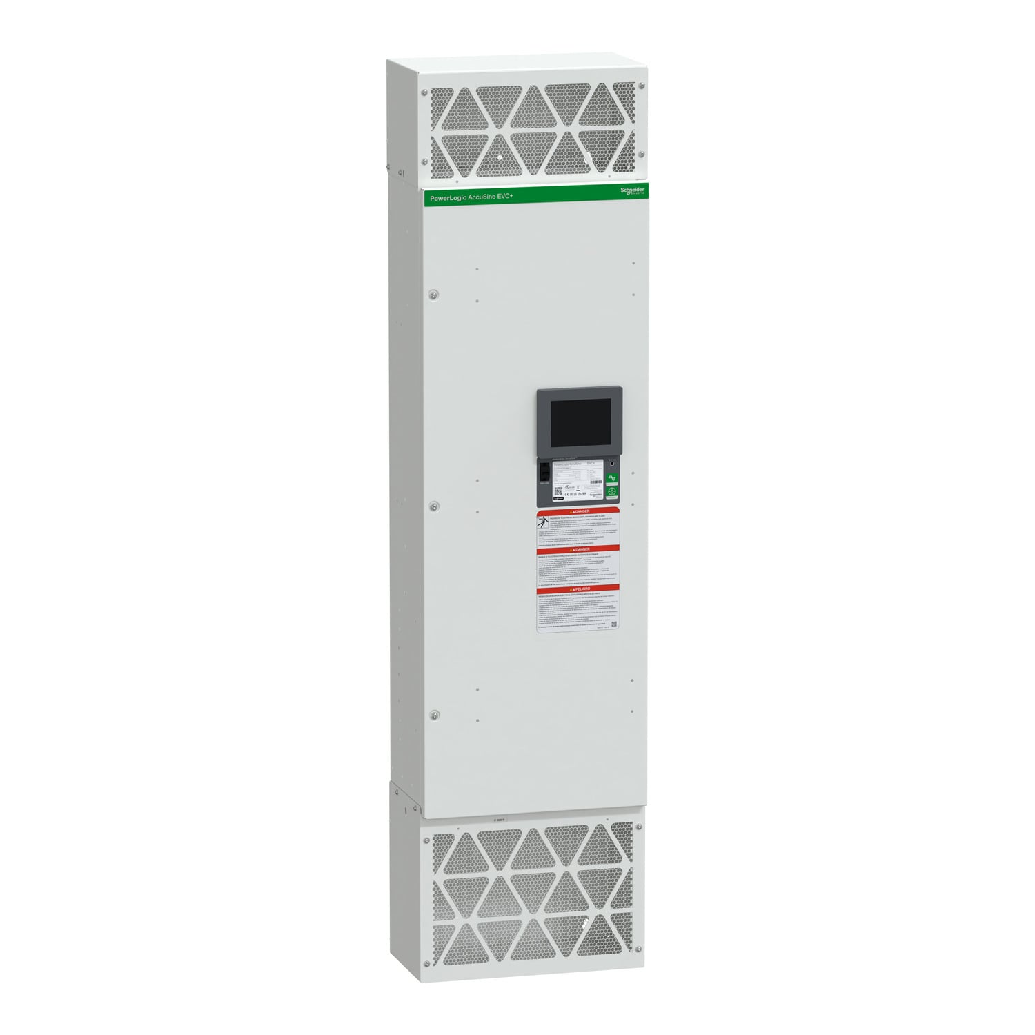 Electronic VAR compensator/static VAR generator, PowerLogic AccuSine EVC+, 100kvar, 208-480V, UL1 wall mount
