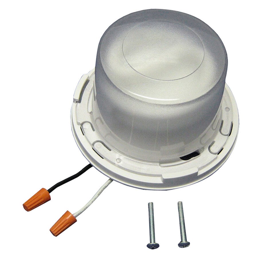 Keyless Compact Fluorescent Luminaire; 13 Watt, 120 Volt, White