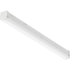 The Lithonia Lighting basic 2-foot, non-dimming, dry location linkable strip light mounts to ceiling or wall horizontal/vertical. It is the basic solution for task lighting, restrooms, under/over cabinet, storage closets and displays.