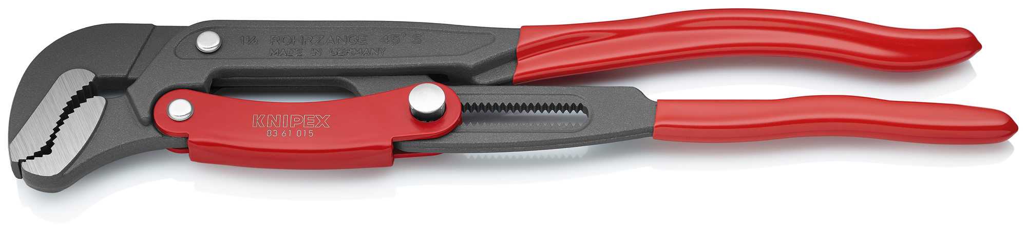 Rapid Adjust Swedish Pipe Wrench-S-Type, 16 1/2 in., Plastic Coating