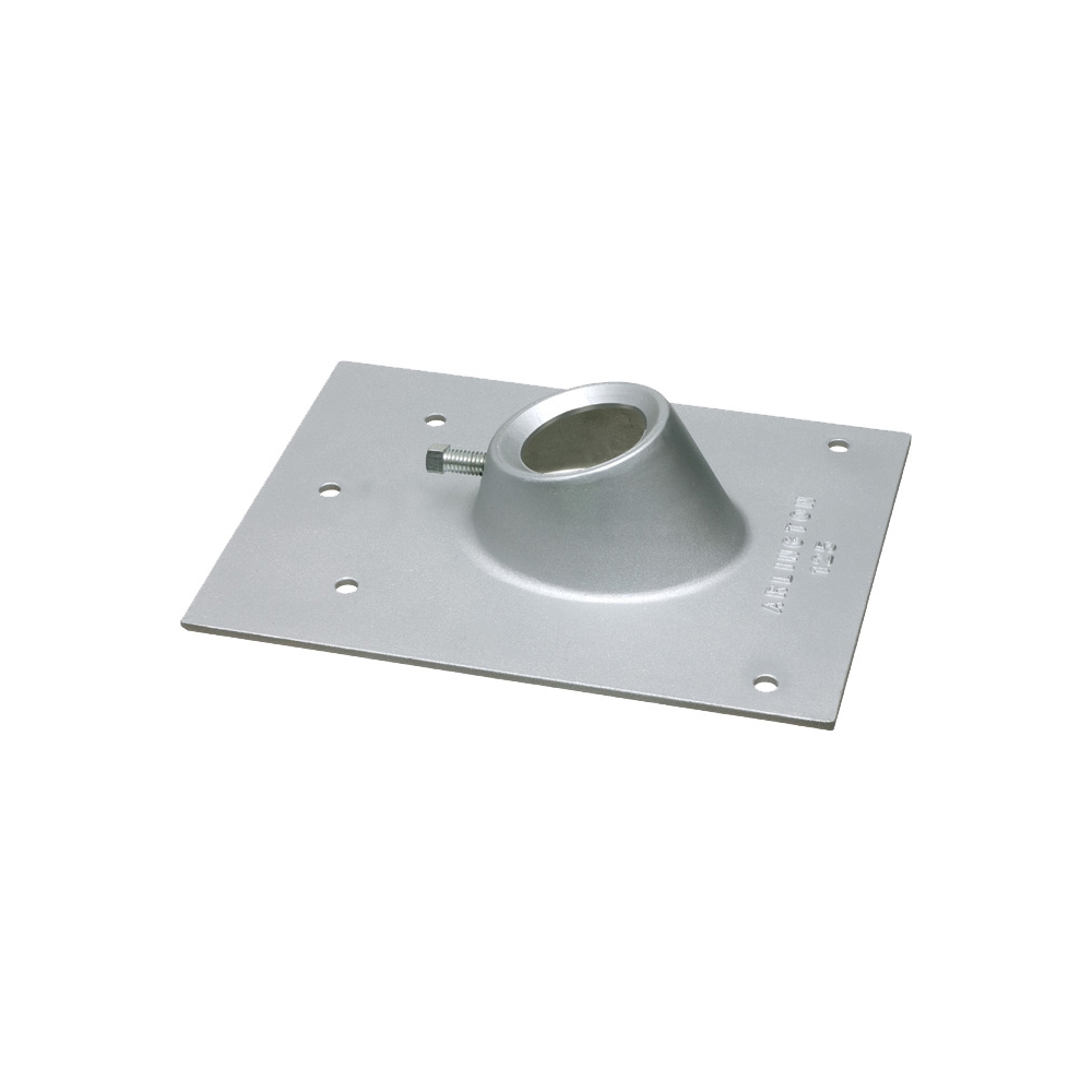 Cast aluminum roof flashing, Trade Size 1-1/4". Includes set screw to secure pipe and compound.