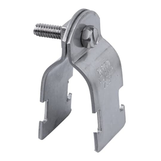 702-6-HDG Superstrut 700 Pipe Strap, 6 in, For Use With IMC/Rigid Conduit, Pipe and Electrical Metal Tubing, Steel, Hot Dipped Galvanized