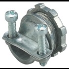 Connector, Clamp-Type, Conduit Size 3/8 Inch, Clamping Range 0.18 Inch - 0.64 Inch, Width 1.20 Inch, Die Cast Zinc