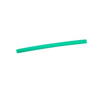 Thin-Wall Heat Shrinkable Tubing, Green Cross-Linked Polyolefin, 3/8 Inch, Shrink Ratio 2:1, Length 4 Feet, Operating Temperature -55 to 135 Degrees Celsius, Non-Lined