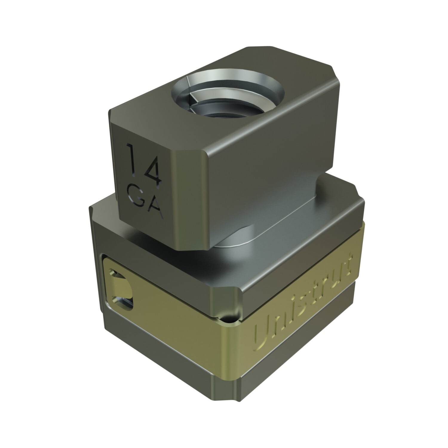 Strut Nut, 14 GA, 1/4"-20, EG