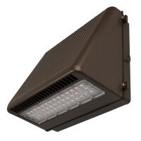 Cygnus 80-Watt Full Cut Off LED Outdoor Wall Pack in Bronze, 4000K