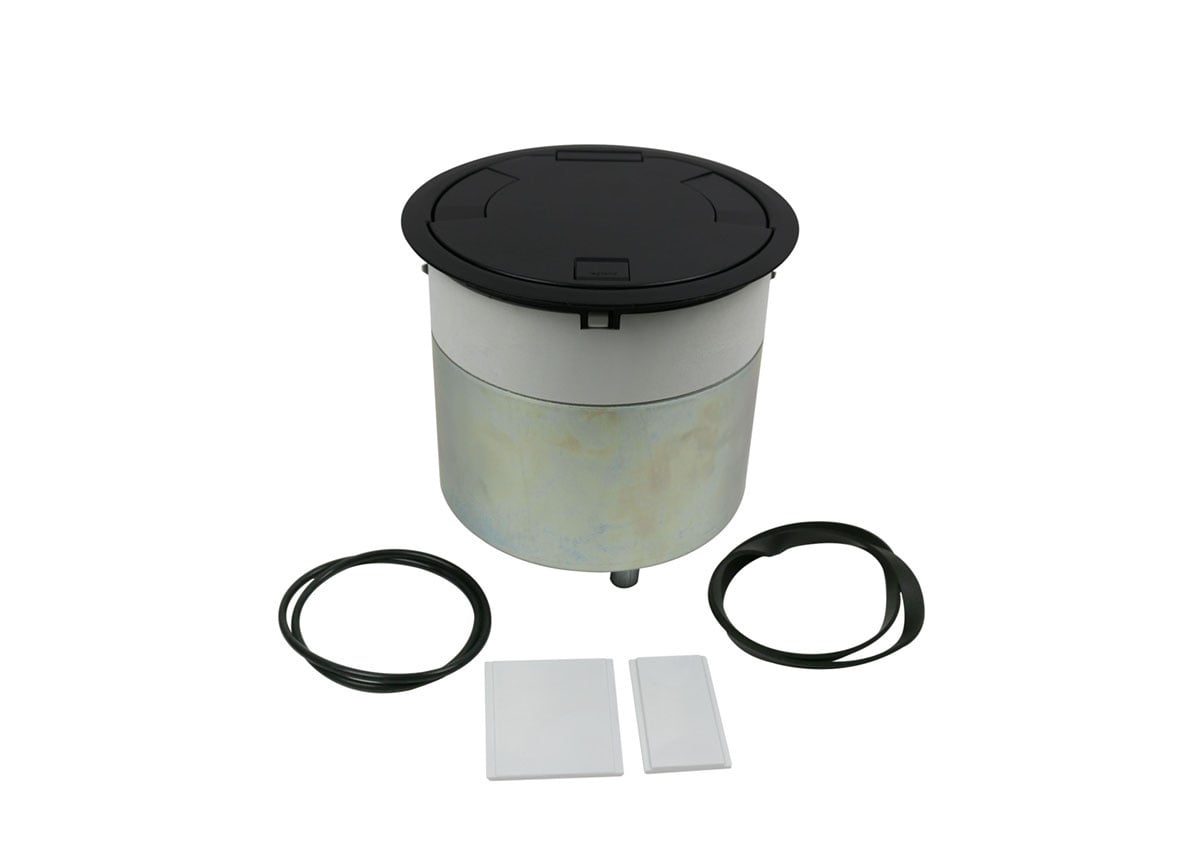 10IN UNWIRED RECESSED PT BK
