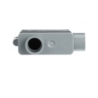 Type LB Conduit Body, Volume 4 Cubic Inches, Size 1/2 Inch, Length 3-7/32 Inches, Width 1-11/32 Inches, Material PVC, Color Gray, For use with Schedule 40 and 80 Conduit