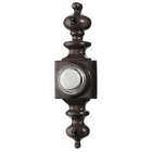 Lighted Dimensional Pushbutton, 1-1/8w x 4-3/16h in Oil-Rubbed Bronze