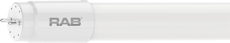 T8 LED Glass 4Ft Type B 15W, 4000k, 2000Lm , Single end