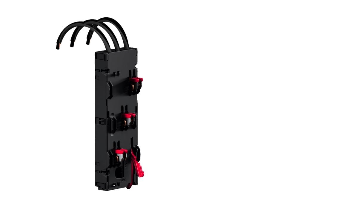 RX component adaptor 80 A AWG 4, 3-pole, W: 72 mm