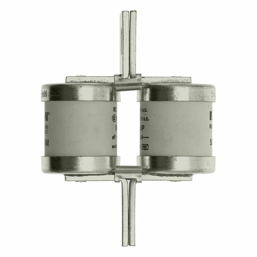 Eaton Bussmann series high speed British standard fuse, Double barrel, 500A, 690 VAC/450 VDC (IEC), Class aR, Breaking capacity 200 kA RMS Sym., 40 kA DC at 450 VDC