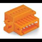 1-conductor male connector; CAGE CLAMP; 1.5 mm; Pin spacing 3.81 mm; 10-pole; 100% protected against mismating; clamping collar; 1,50 mm; orange
