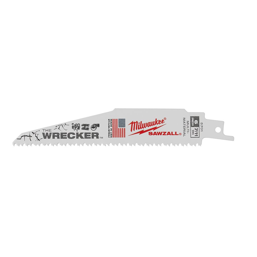 The Wrecker Multi-Material SAWZALL Blade 6 in. 7/11TPI 5 pk