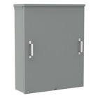 Screw-Cover Drip-Shield Type 3R With Knockouts, 30x30x12, Gray, Steel