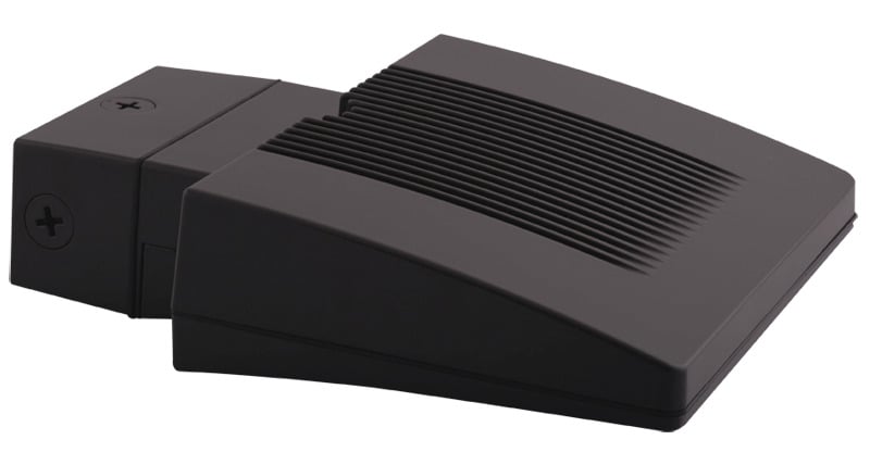 Lpack Wallpack 26W, 4000k, LED with Backplate & Junc Box, Bronze