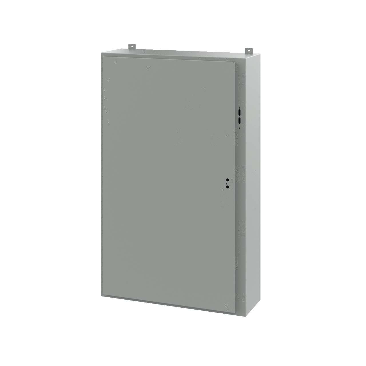 Disconnect Enclosure without Handle Type 12, 60.00x37.38x12.00, Gray, Steel
