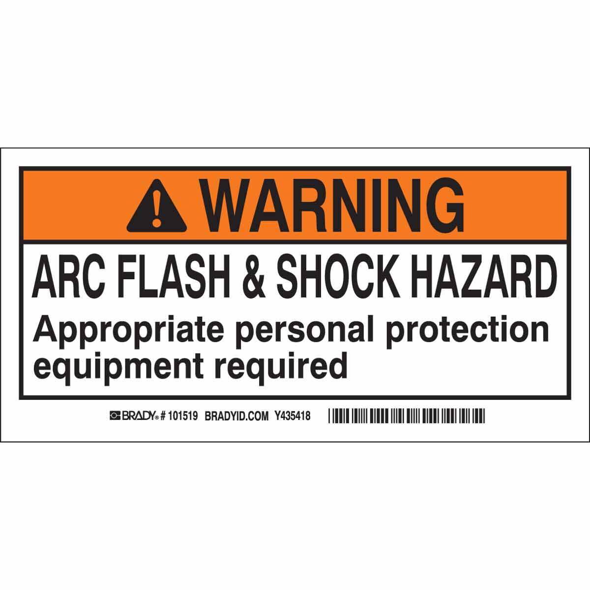 B302 2X4 BLK,ORG/WHT 100/RL FLASH&SHOCK