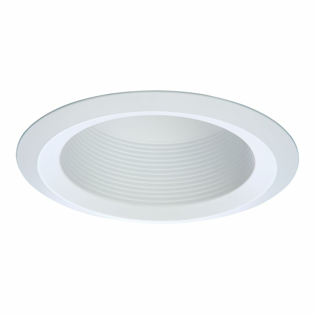 6" Full Cone Baffle, Self-flangeWhite baffle, White trim