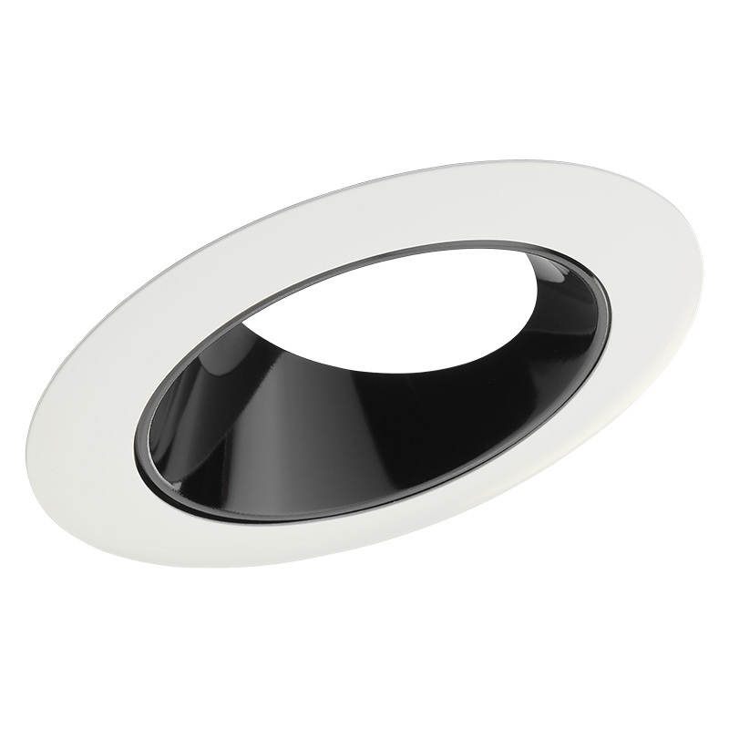 Juno 4-in 46L Series Slope Trim, Haze with White Trim Ring
