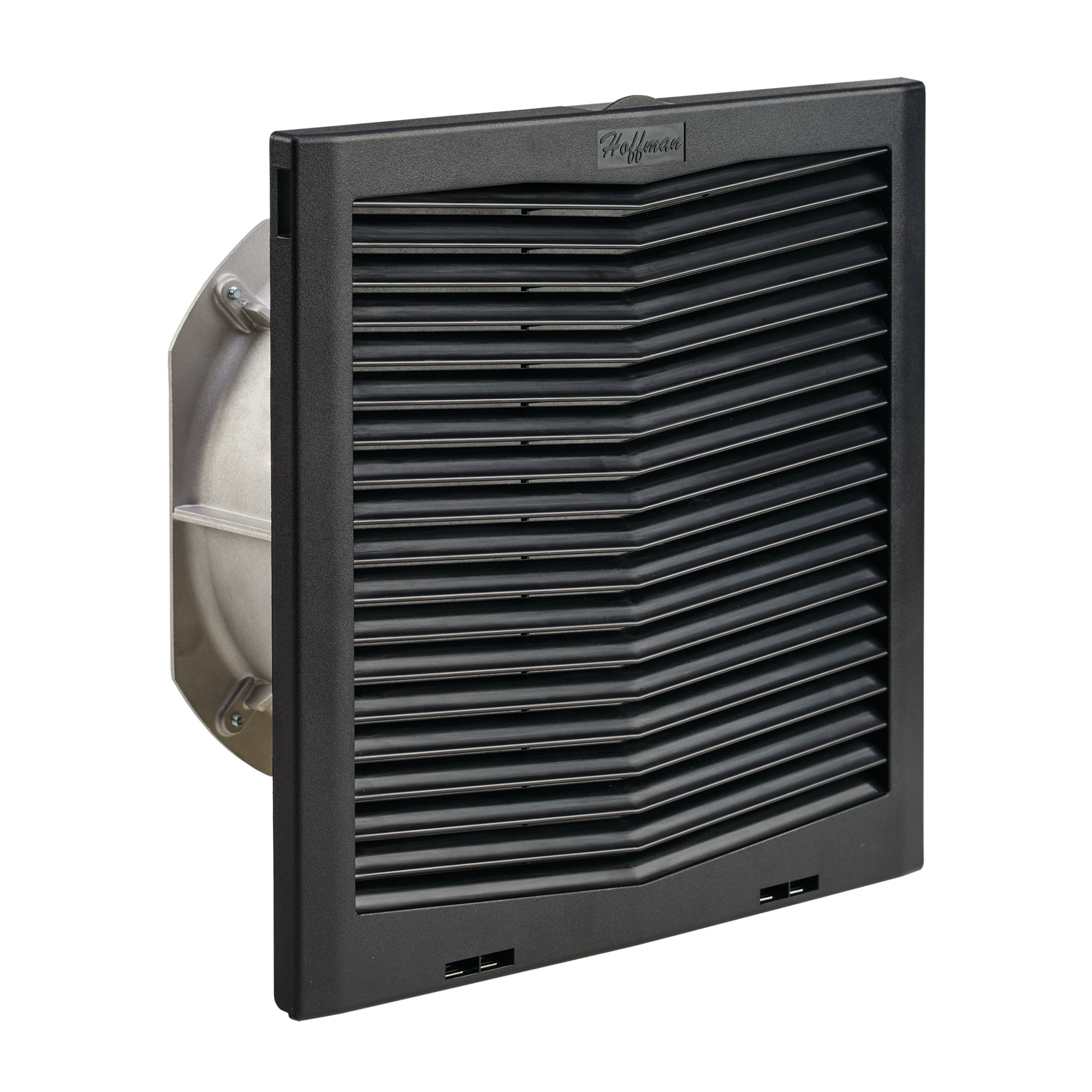 HF13 Side-Mount Filter Fan, 115V 484CFM, Black, Reverse Flow