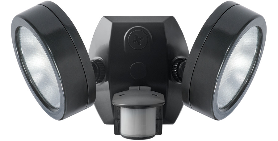 Leslie Sms Bullet Flood, 2X13W, LED 120V, 4000k, 80 CRI, Bronze