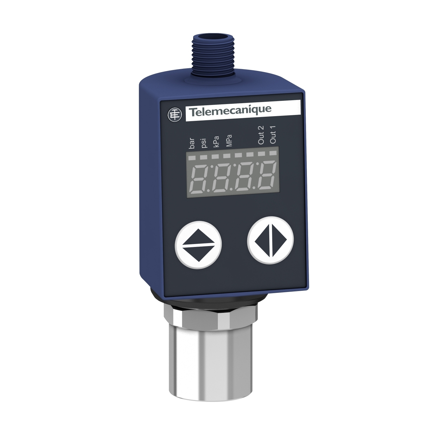 Electronic pressure sensors, Pressure sensors XM, XMLR 1 bar, 1/4" 18 NPT, 24 VDC, 2xPNP, M12