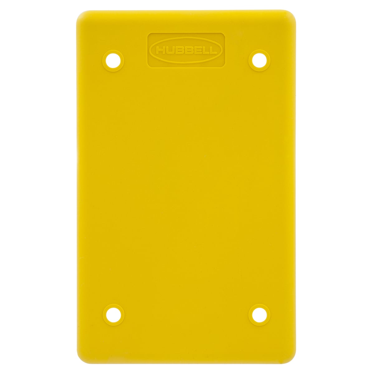 Wallplates and Boxes, Weatherproof Boxes, 1-Gang, Blank Plate, FS/FD Style, Yellow